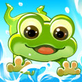 Frog diving